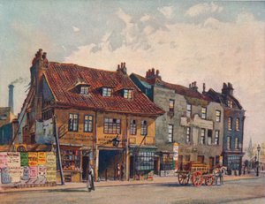 Case sul lato ovest di Church Street, Lambeth, Lambeth Bridge Road, Londra da John Crowther