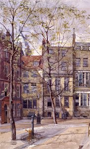 Inner Temple, Londra, 1880 da John Crowther