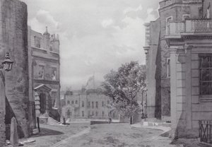 Londra perduta: Whitehall Yard, Casa di Vanbrugh sullo sfondo