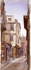Residenza del padre di Anna Bolena, Great St Helens, Londra, 1883 da John Crowther