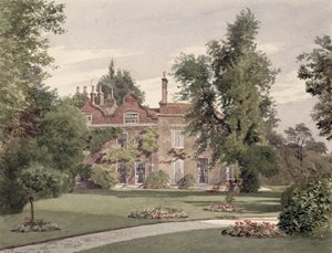 Vista laterale di Raleigh House, Brixton Hill, Lambeth, 1887 da John Crowther