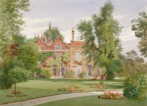Vista laterale della Casa Raleigh, Brixton Hill, Lambeth, Londra, 1887 da John Crowther