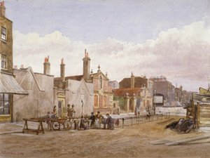 Case di riposo degli Skinners e degli Almshouses della Trinità, Mile End Road, Stepney, Londra, 1883 da John Crowther