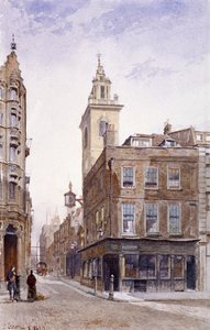 San Giacomo Garlickhythe, Upper Thames Street, Londra, 1882 da John Crowther
