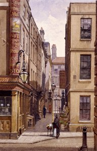 Stag Public House, Devereux Court, Londra, 1887 da John Crowther