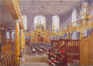 Sinagoga, Bevis Marks, Città di Londra da John Crowther