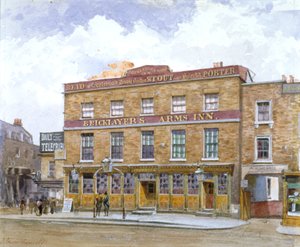 La locanda delle braccia dei muratori, Old Kent Road, Southwark, Londra, 1880