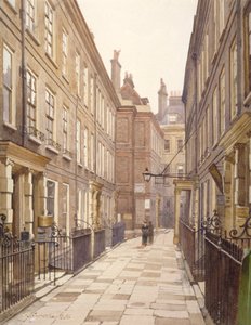 Veduta di Catherine Court, Tower Hill, Londra, guardando a est, 1886 da John Crowther