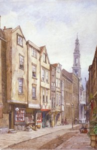 Vista di Drury Court, Verso St Mary le Strand, Westminster, Londra da John Crowther