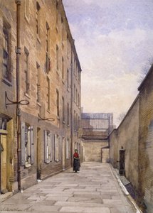 Veduta di Marshalsea Place, Southwark, Londra, 1887 da John Crowther