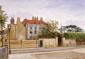Vista della Turret House, Lambeth, Londra, 1880 da John Crowther