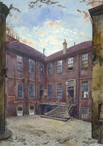 Vista di una vecchia casa in Great Winchester Street, Città di Londra, 1880 da John Crowther
