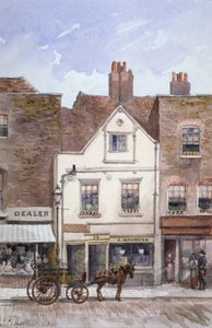 Veduta del n. 72 Cheyne Walk, Chelsea, Londra, 1883 da John Crowther