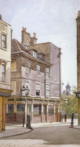 Veduta della Crooked Billet Inn, King Street, Stepney, Londra, 1886 da John Crowther