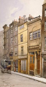 Vista della sala del parroco, Silver Street, Londra, 1888 da John Crowther
