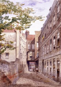 White Horse Inn, Fetter Lane, Londra, 1882 da John Crowther