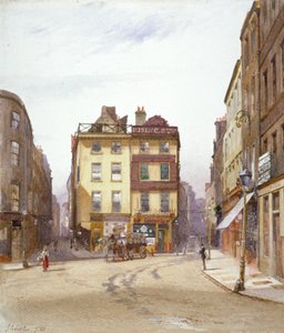 Wych Street e Holywell Street, Westminster, Londra, 1881 da John Crowther