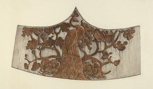 Intaglio di poppa del pavone