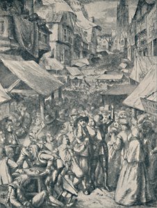 Vanity Fair. Da Il pellegrinaggio del cristiano di John Bunyan, c1850-1890, 1923 da John Dawson Watson
