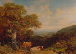 Paesaggio con bestiame da John Dearman