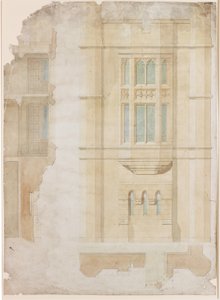 Progetto per finestra oriel, Holme Eden da John Dobson