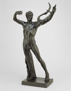 Il giovane Sofocle guida il coro della vittoria dopo la battaglia di Salamina, modellato 1885, fuso 1911 da John Donoghue
