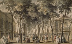 Una Vista del Grande Viale, Giardini di Marylebone, 1778-86