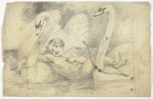 Cupido e i cigni da John Downman
