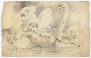 Cupido e i cigni da John Downman