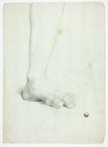 Gamba sinistra della figura in piedi da John Downman