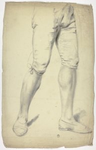 Gambe di ragazzo in mutande da John Downman