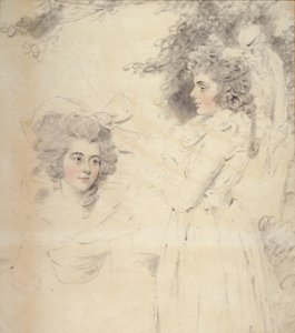 Ritratto di Georgiana, Duchessa di Devonshire e Lady Elizabeth Foster