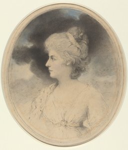 Ritratto di una donna di profilo da John Downman