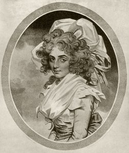 Sarah Siddons, inciso da Peltro W. Tomkins, da 