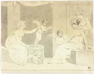 Venditore di amori (dopo il fregio di Herculancum)