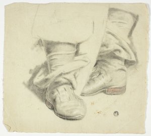 Stivali di figura in piedi del XVII secolo da John Downman