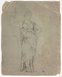 Statua Antica di Figura Femminile in Piedi