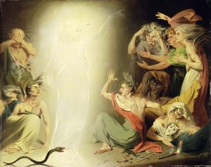 Il fantasma di Clitennestra che risveglia le Furie, 1781