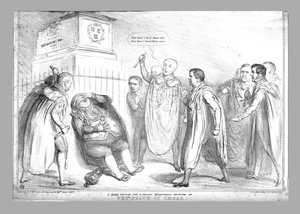 Un disegno rude per un grande quadro storico della morte di Cesare, 1836