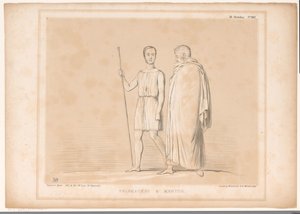 Caricatura con Lord Lincoln e Sir Robert Peel (serie: Schizzi di HB)
