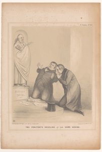 Caricatura del primo ministro Robert Peel e Daniel O