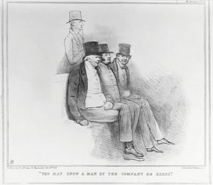 Si conosce un uomo dalla compagnia che frequenta, 1833 da John Doyle