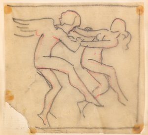 Senza Titolo [Angeli che Lottano] da John Duncan