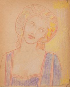 Senza titolo [Figura femminile medievale]