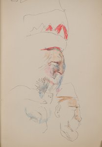 Senza titolo [Profili di volti] da John Duncan
