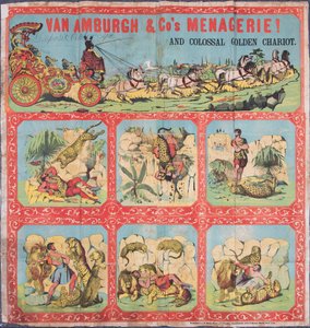 Menagerie e colossale carro dorato di Van Amburgh e Co da John E. Bacon