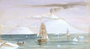 Isola di Beaufort e Monte Erebus. Scoperto il 28 gennaio 1841 da John Edward Davis