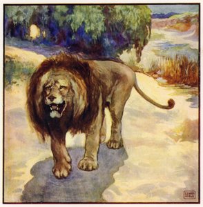 Mi resi conto per un solo istante che il leone stava arrivando da John Edwin Noble