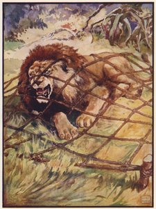 Il leone e il topo da John Edwin Noble