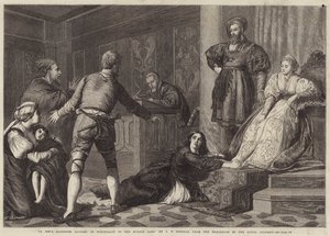 La figlia di un ebreo accusata di stregoneria nel Medioevo da John Evan Hodgson